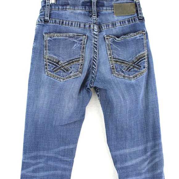 BKE Alec Straight Leg Blue Denim Jeans Women's Size 27R - Picture 7 of 12